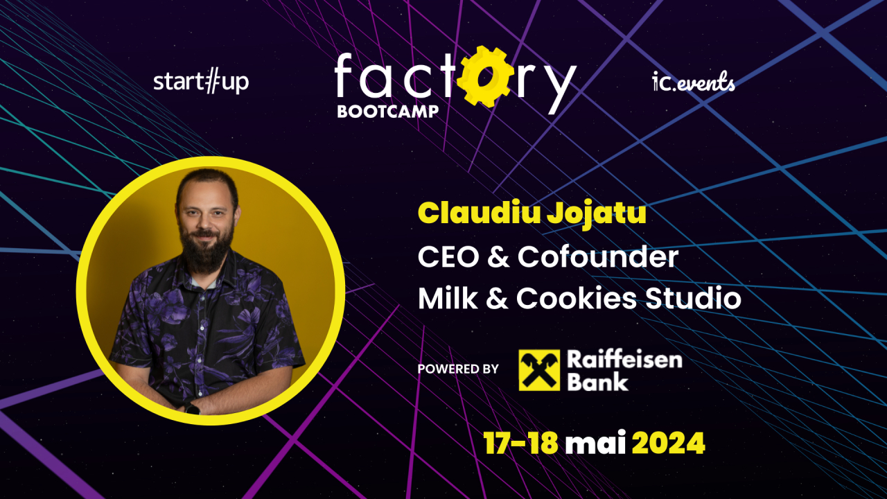 Mentorii Factory Bootcamp, Claudiu Jojatu: cum faci strategia de marketing