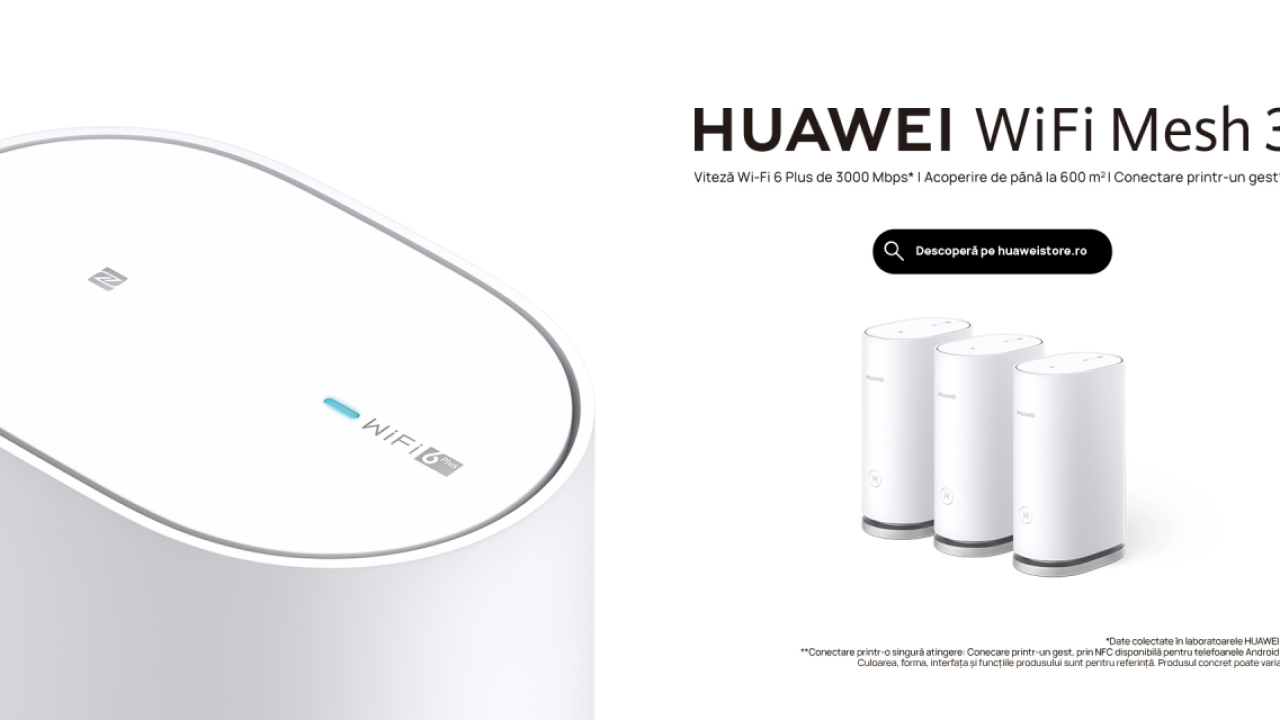 Huawei lansează noua generație de routere, HUAWEI WiFi Mesh 3
