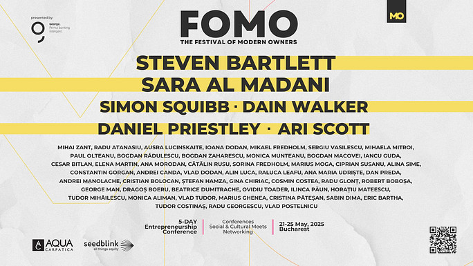 Evenimentul FOMO anunță noi invitați pentru ediția 2025