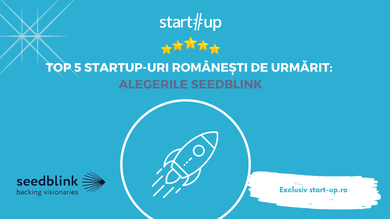 Top 5 startup-uri românești de urmărit: alegerile SeedBlink