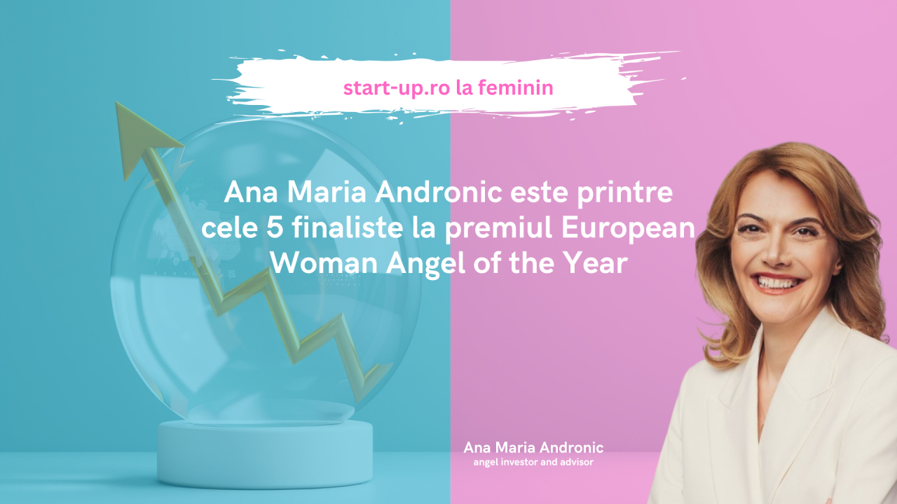 Ana Maria Andronic este printre cele 5 finaliste la premiul European Woman Angel of the Year