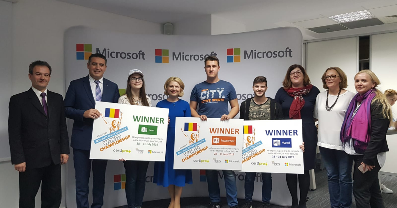 Campionii României la Microsoft Office. Cine sunt cei mai buni elevi