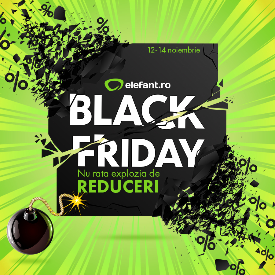 Black Friday 2021 la elefant.ro: când începe campania de reduceri
