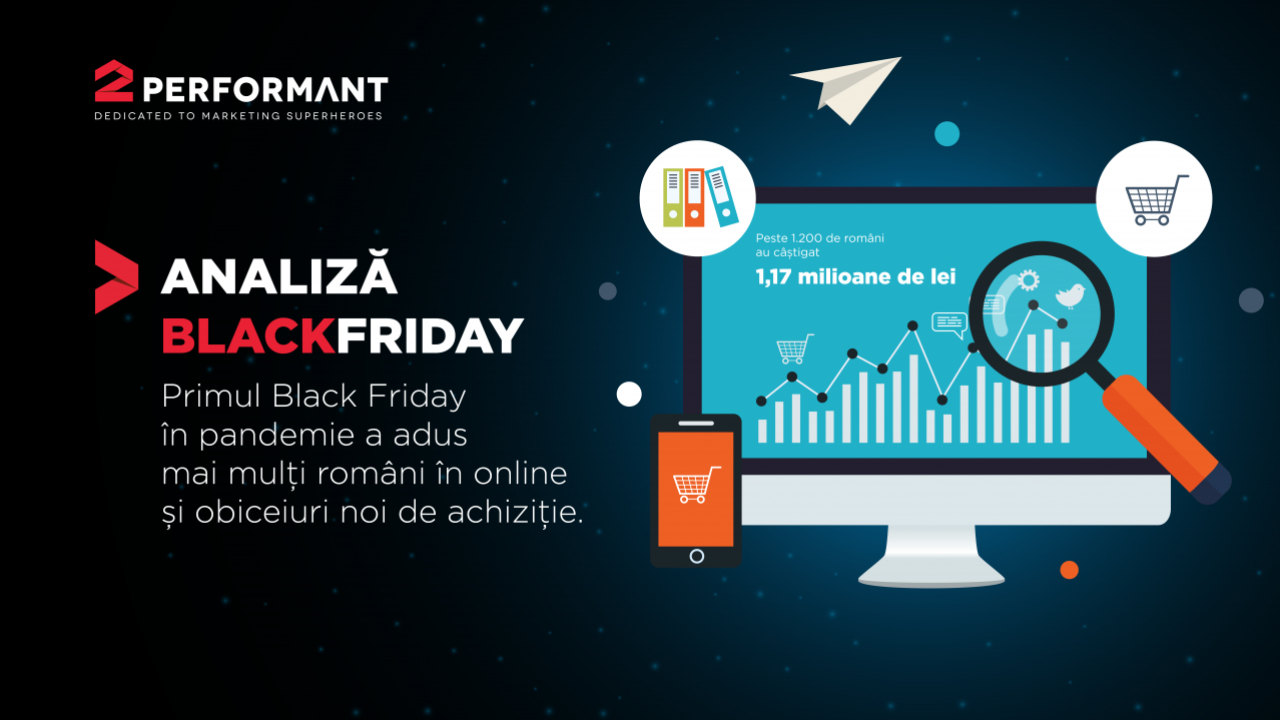 Black Friday 2020 la 2Performant: ce au luat românii și cele mai mari comenzi