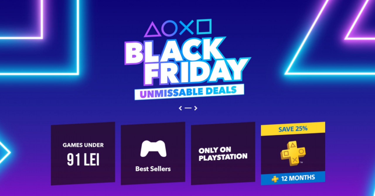 Black Friday pe PlayStation Store: reduceri de până la 60%