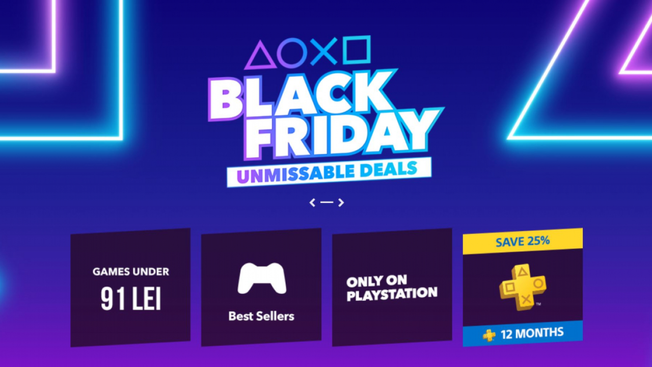 Black Friday pe PlayStation Store: reduceri de până la 60%