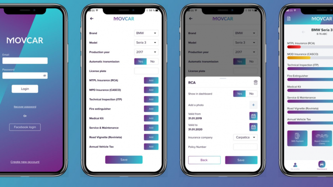 Movcar: aplicația în care afli când îți expiră ITP-ul și rovinieta