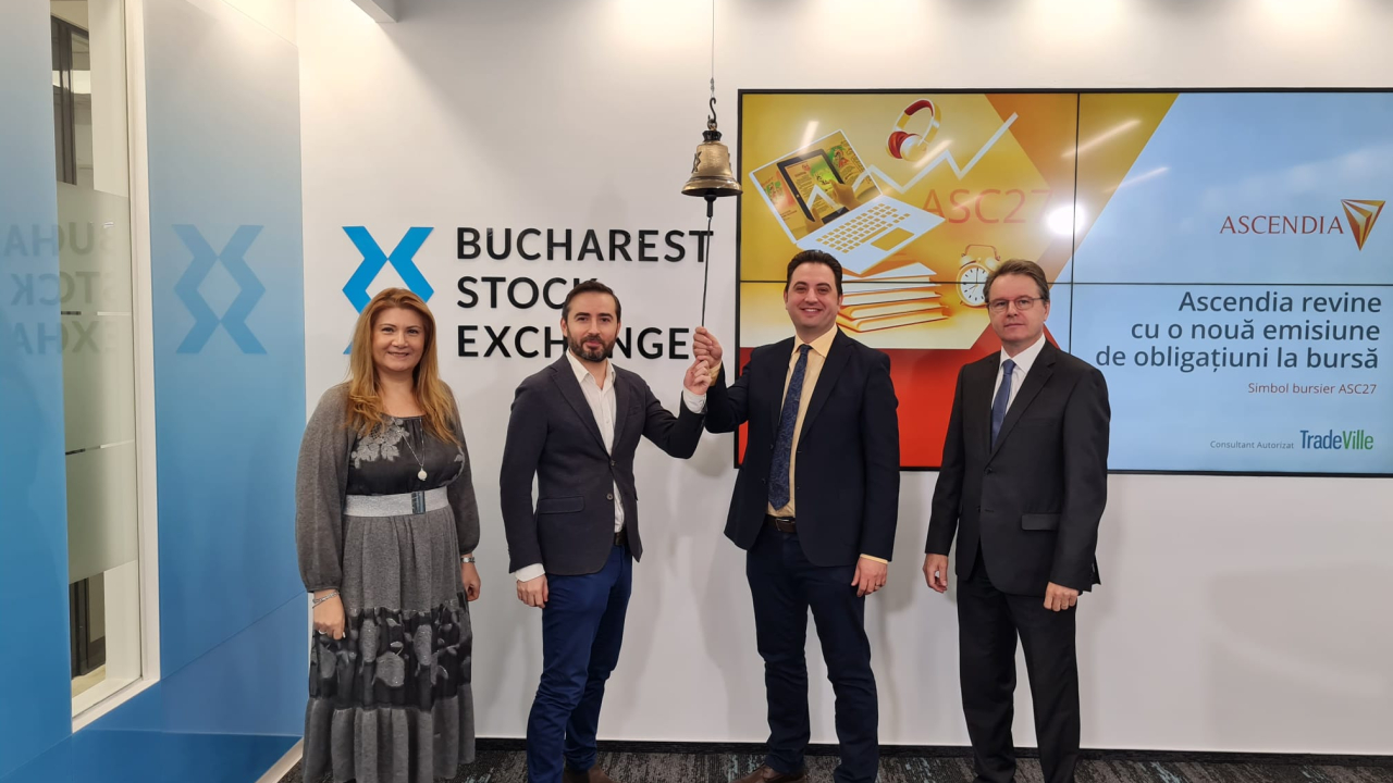 Ascendia, business românesc de eLearning, continuă finanțarea pe BVB