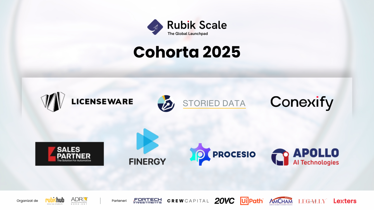 Care sunt cele 7 startup-uri de la Rubik Scale care vor să se dezvolte spre Vest