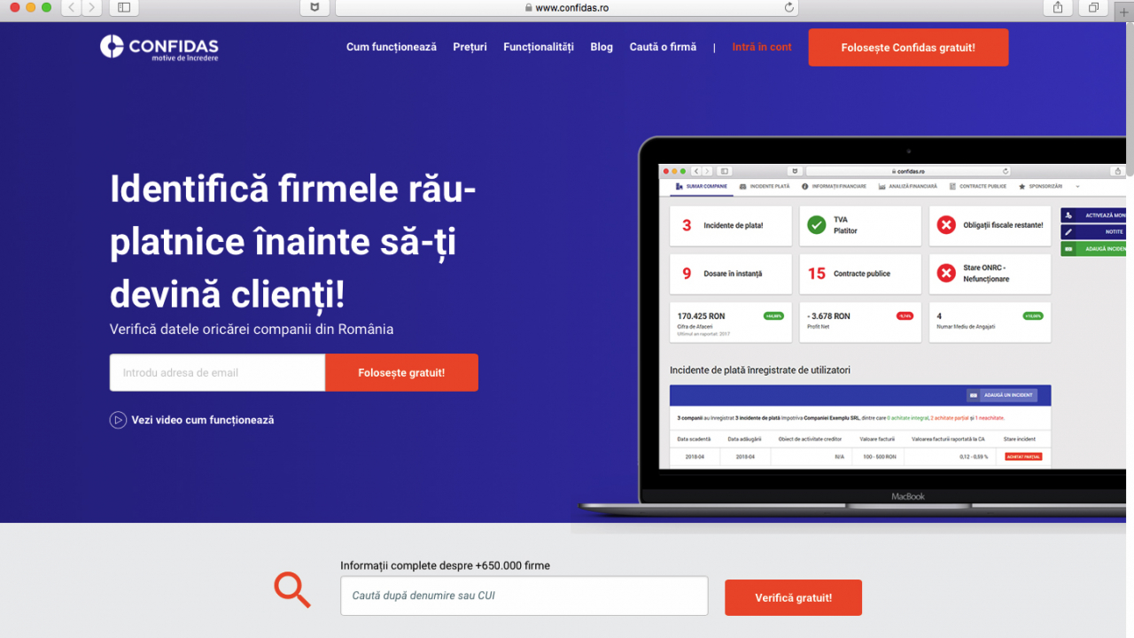 Platforma care identifică datornici: 3.000 de antreprenori ajutați