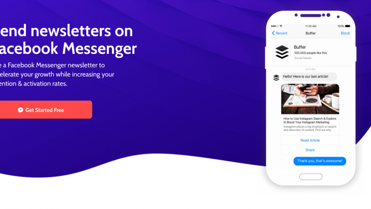 Newsletter prin Facebook Messenger ca să ajungi mai rapid la clienți