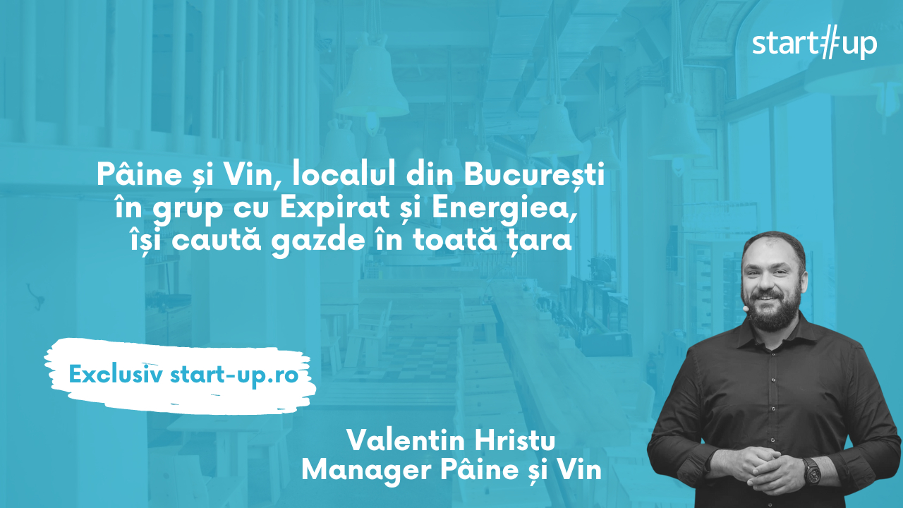 Localul bucureștean Pâine și Vin caută gazde în toată țara prin francizare