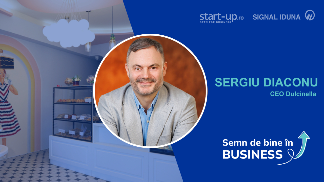 Semn de bine în business de la Sergiu Diaconu, CEO Dulcinella