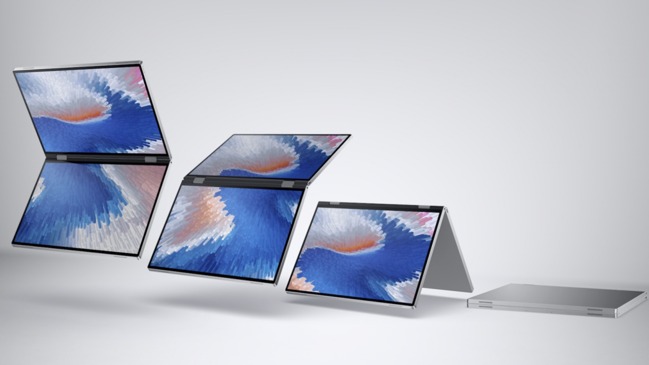 Laptopuri cu ecran pliabil: conceptele viitorului de la Dell