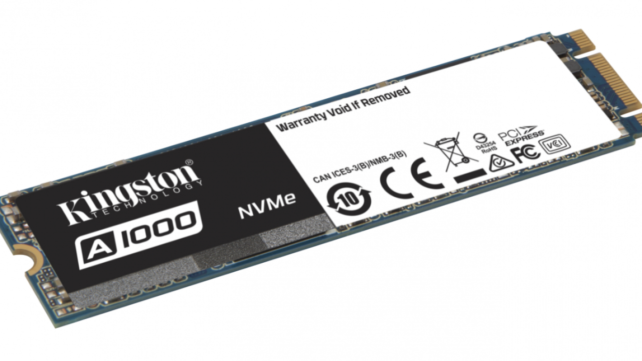 Kingston A1000, un SSD de 2X mai rapid decât SATA, dar la preț similar