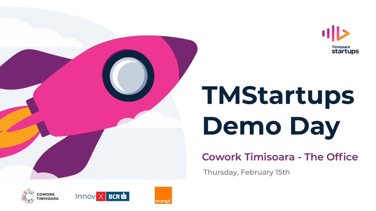 10 startup-uri în fața investitorilor la Timisoara Startups Demo Day