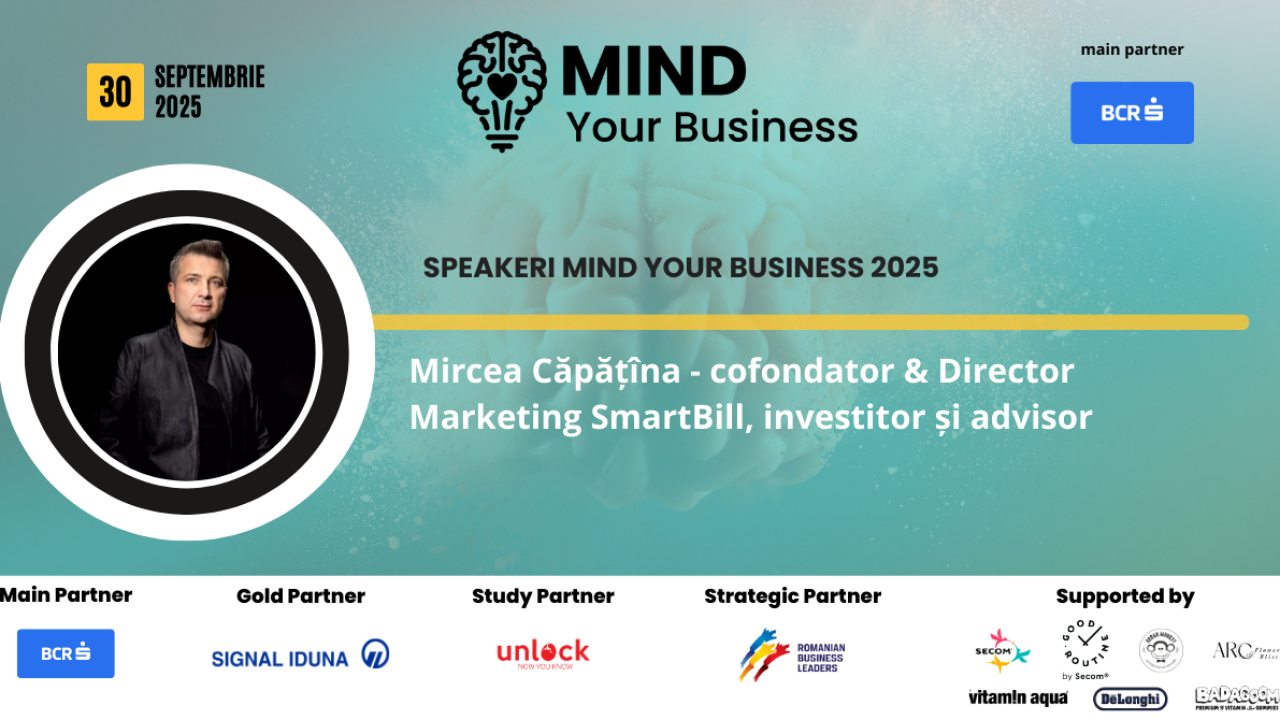 Mircea Căpățînă vine la Mind your Business