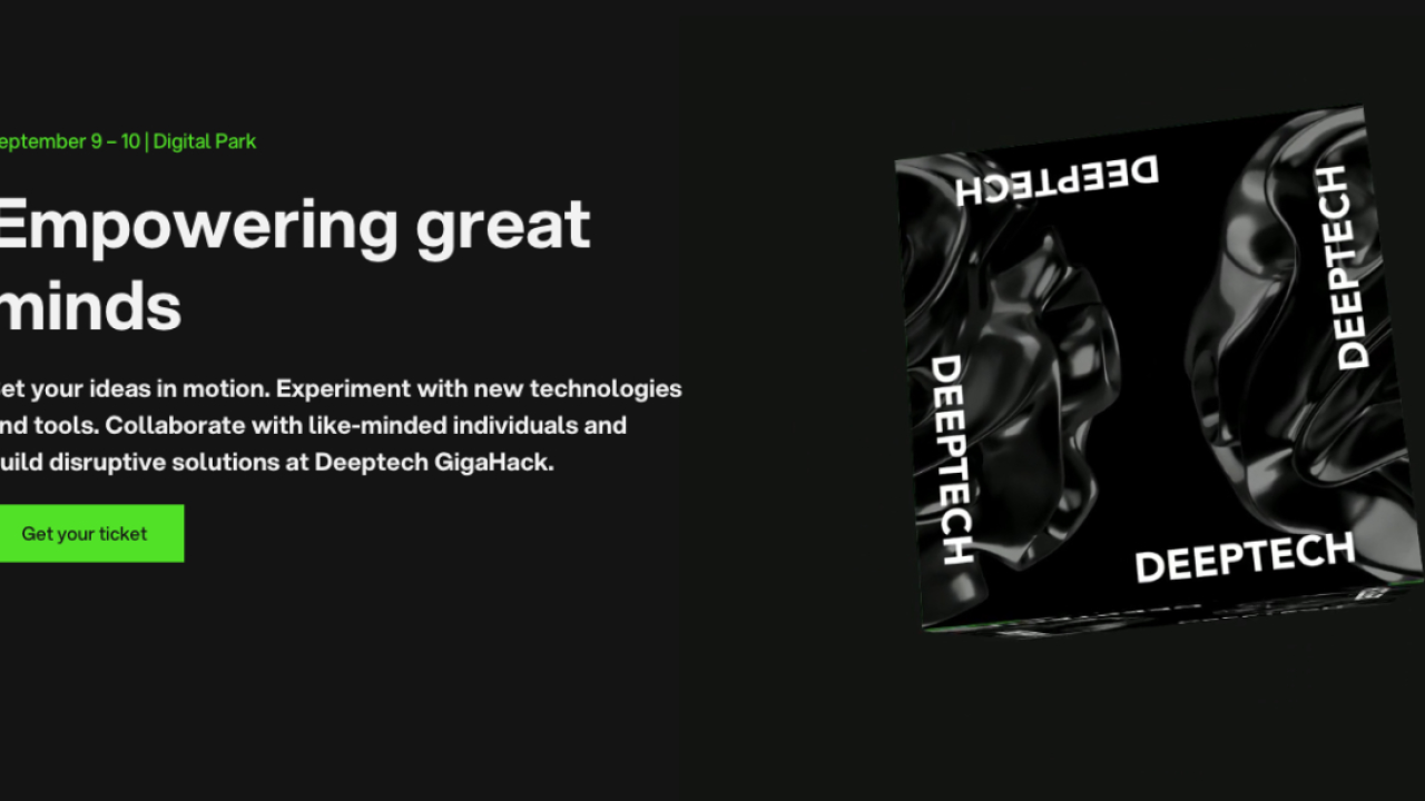 DeepTech GigaHack: cum poți participa la cel mai mare hackathon din Moldova?