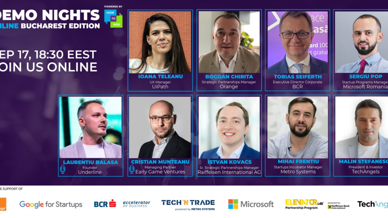 Demo Nights: ultima întâlnire înainte de Startup Spotlight Online