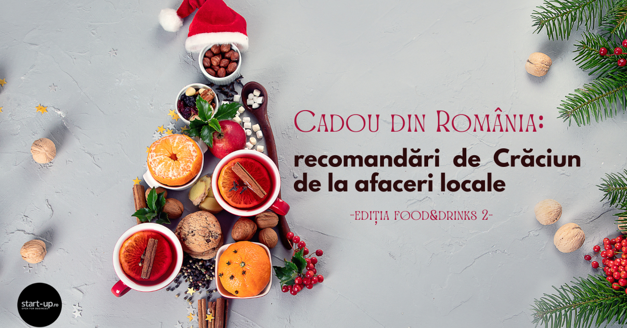 Cadou din România: recomandări de Crăciun de la afaceri locale, food&drinks