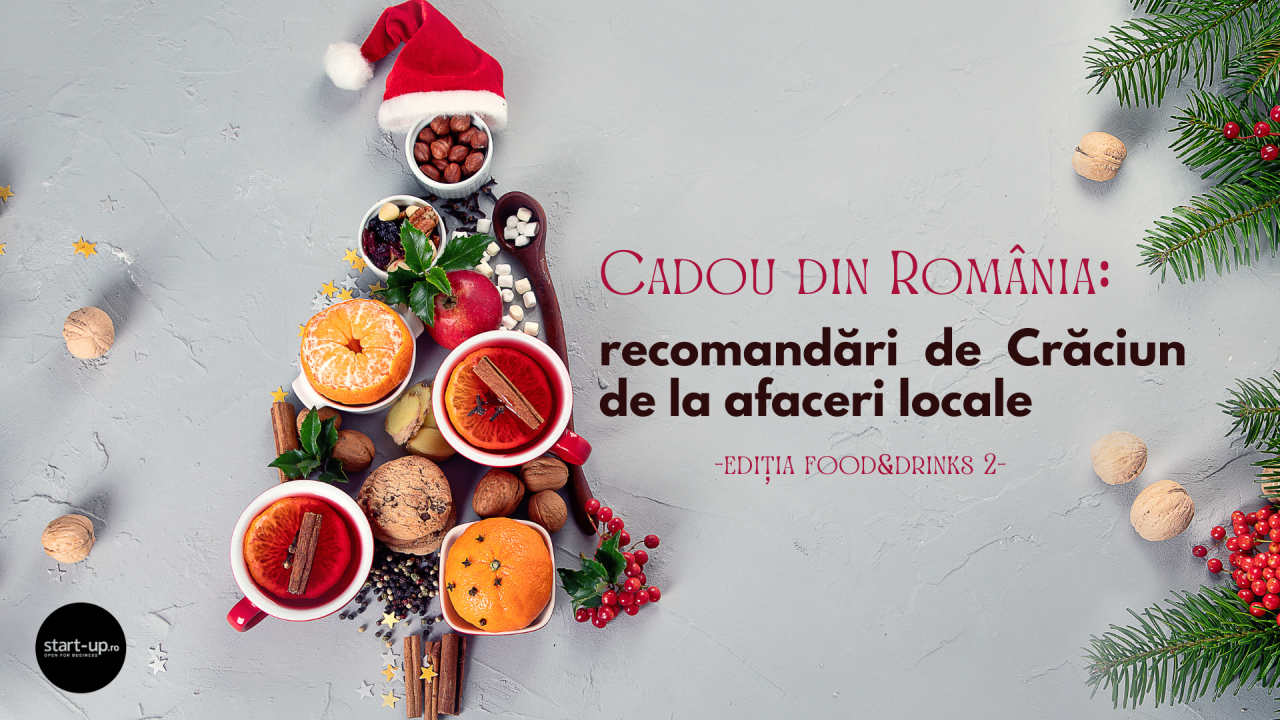 Cadou din România: recomandări de Crăciun de la afaceri locale, food&drinks