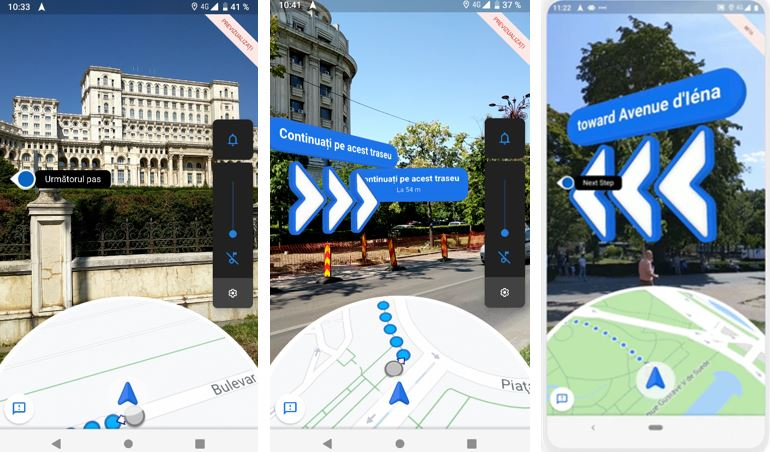 Google Maps te ghidează pe stradă cu ajutorul realității augmentate
