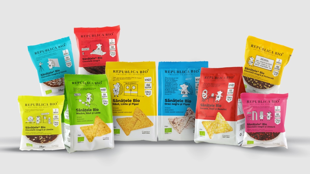 Republica BIO lansează snacks-uri și vizează 1 mil. de euro doar din vânzarea lor