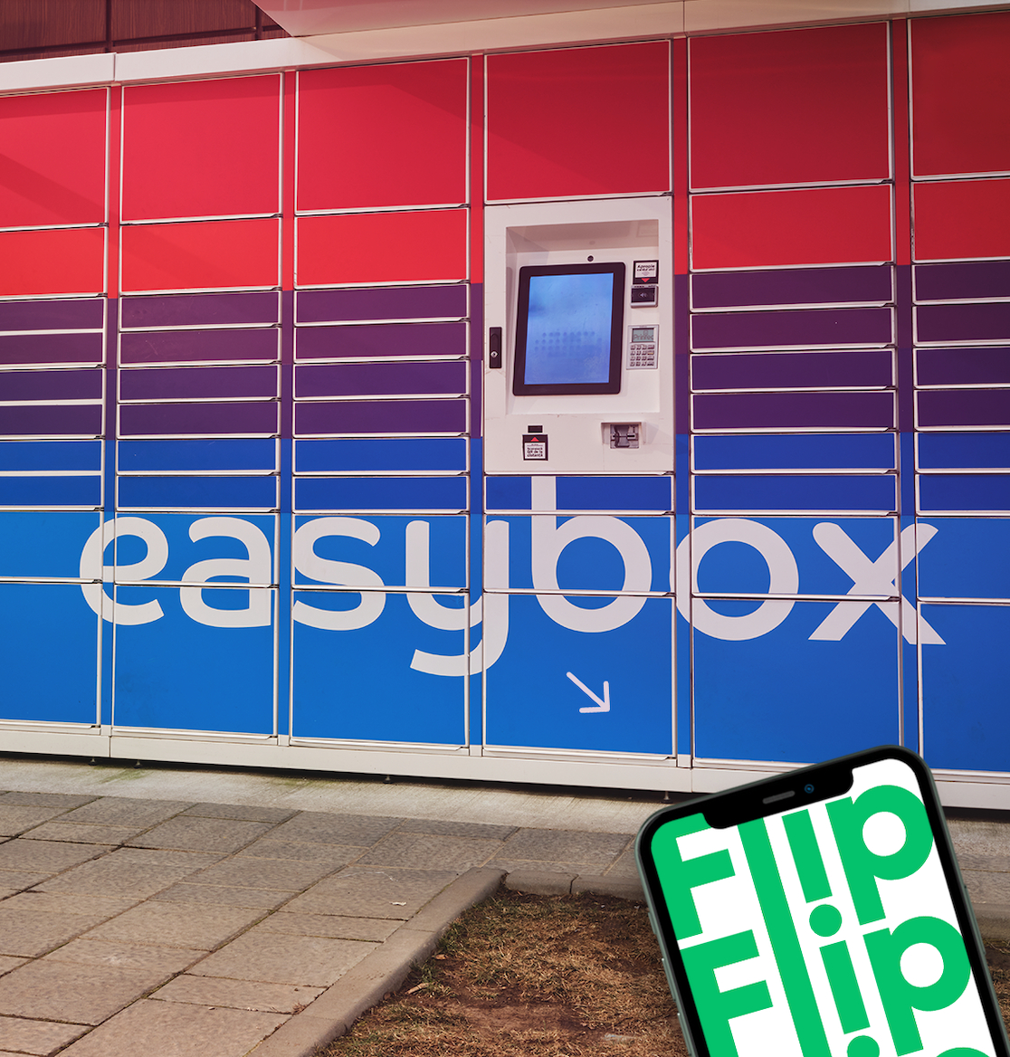 Telefoanele recondiționate de pe Flip.ro, livrate gratuit în easybox-urile Sameday