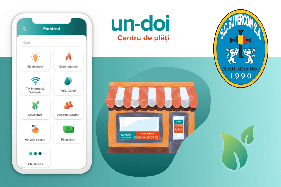 un-doi Centru de plăți adaugă Supercom în rețeaua furnizorilor de servicii
