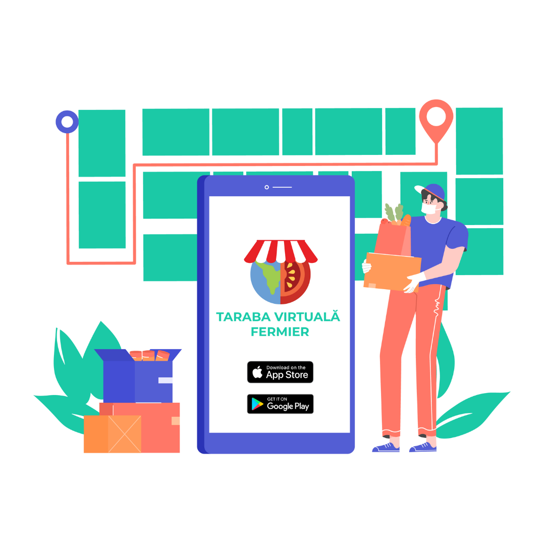 Cum pot vinde fermierii pe internet: Taraba Virtuală, ofertă până în mai