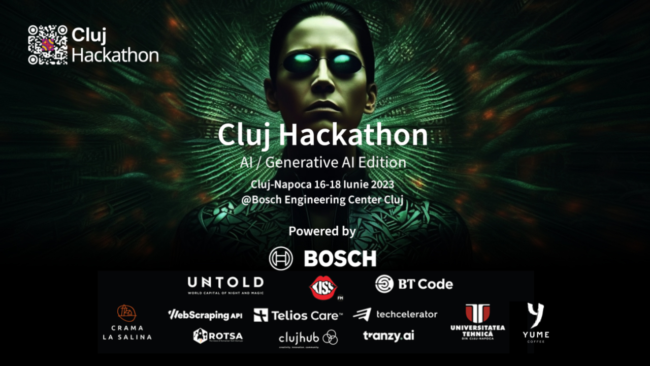 Cluj Hackathon: competiție pe AI și Generative AI cu premii de 10.000 euro