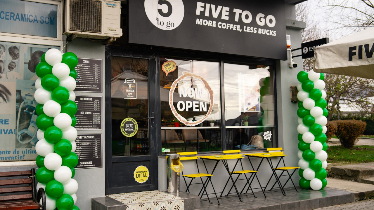 5 to go a deschis 98 de noi cafenele în 2025. Planurile de extindere pentru 2026