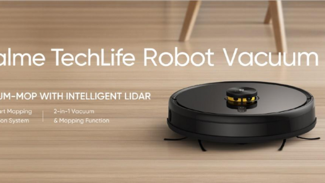 realme se extinde: aspirator robotic, un nou ceas. Urmează laptopuri realme