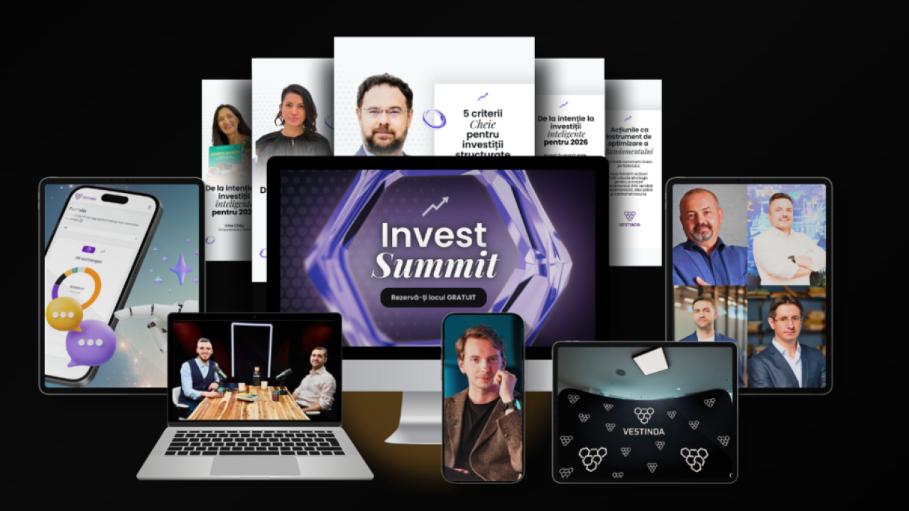 Startup-ul Vestinda organizează Invest Summit 2026