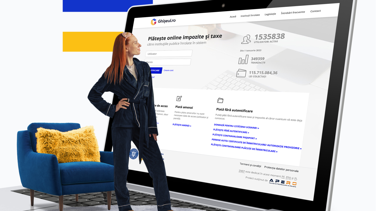 Două din trei plăți de taxe locale cu Visa s-au făcut online