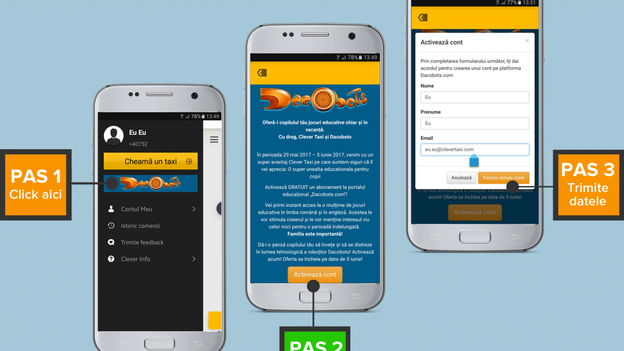 Ziua copilului: iei Clever Taxi și ai cursuri gratuite pentru copii