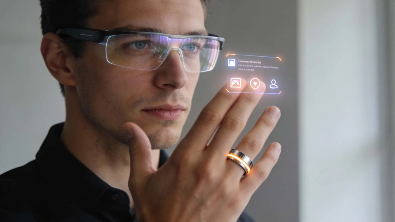 Oura lucrează la ochelari AR controlați prin inelul inteligent