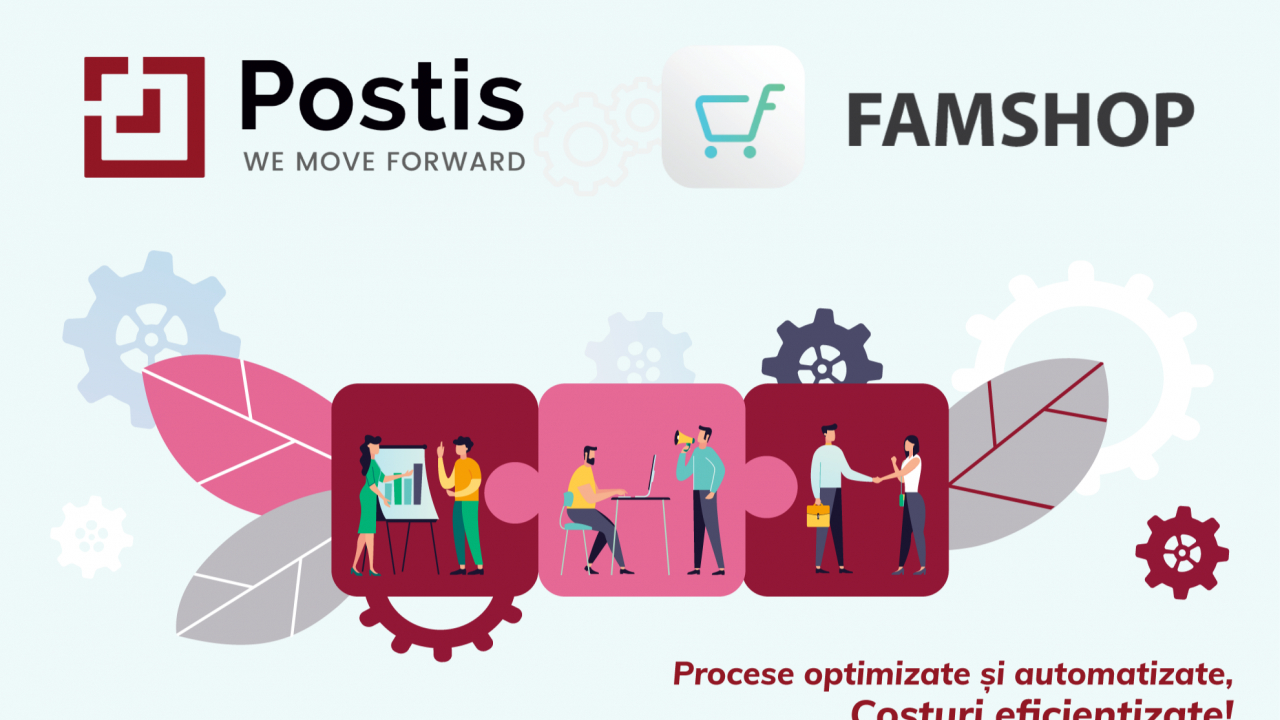 Postis, parteneriat cu FamShop pentru automatizarea proceselor de eCommerce