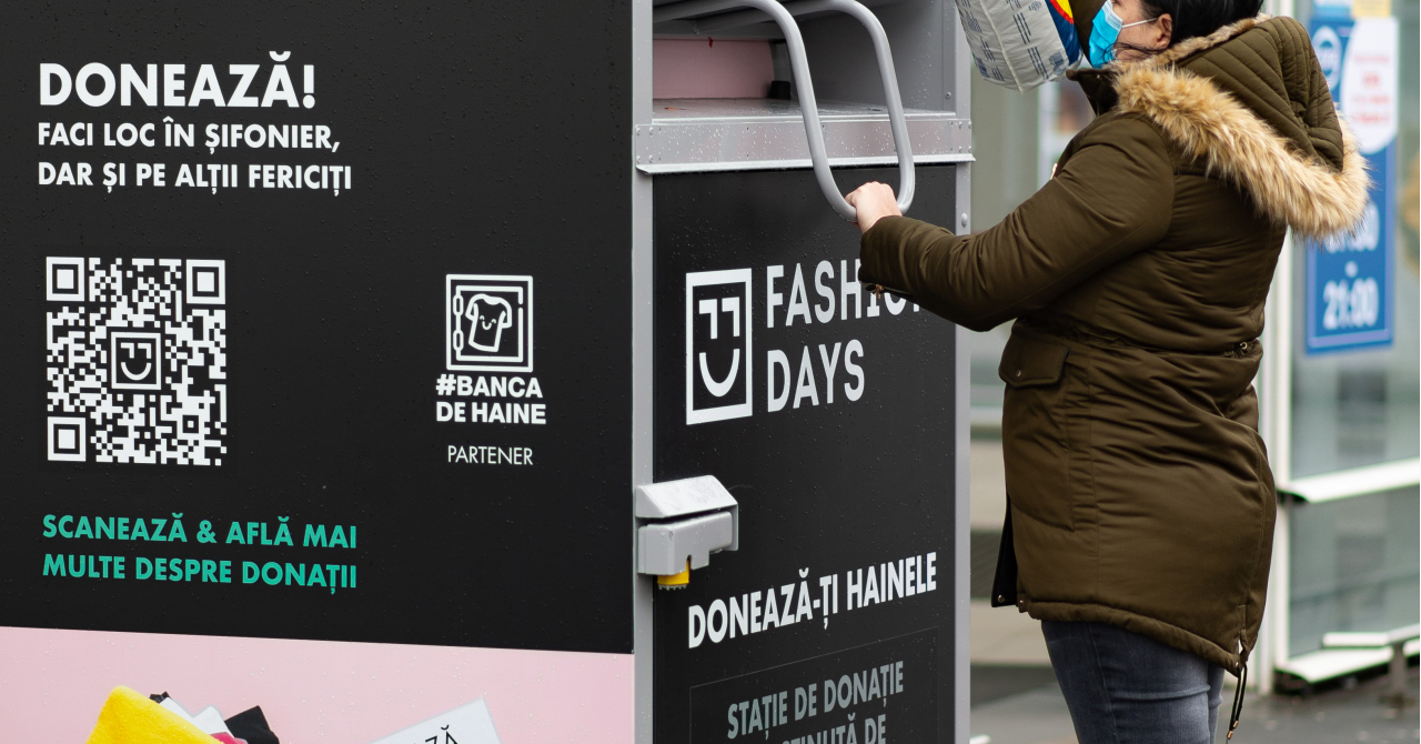 Fashion Days încurajează donațiile haine în 2021