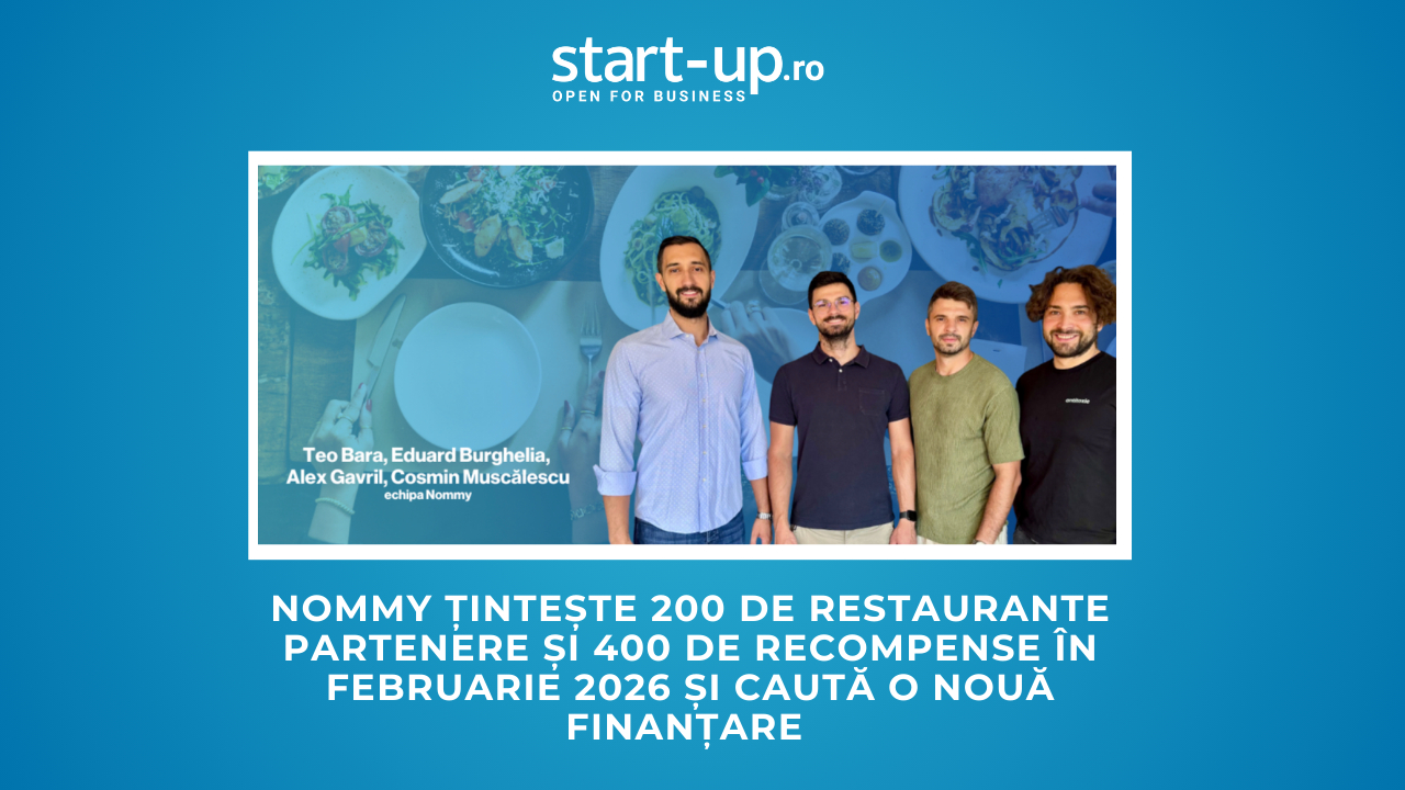 Nommy țintește 200 de restaurante partenere și 400 de recompense în februarie 2026 și caută o nouă finanțare