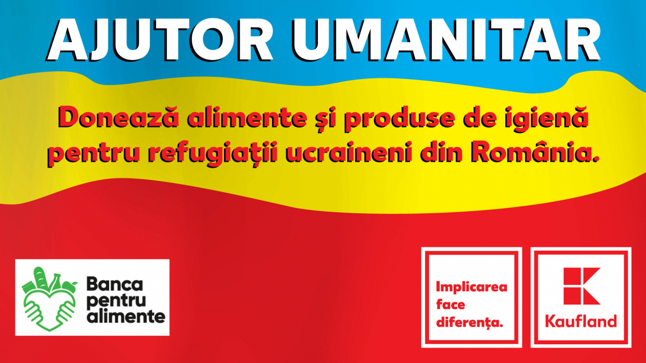 Ucraina: Kaufland organizează puncte de colectare alimente în toată țara