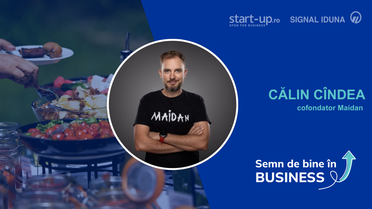 Călin Cîndea, Maidan Catering: afacerea ca o echipă de fotbal unde CEO-ul e băiatul cu mingea