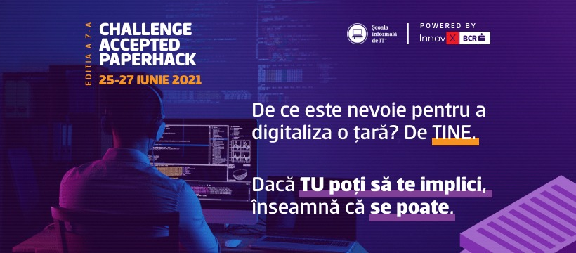 Hackathon pentru digitalizare în administrație. 10.000 de euro de la InnovX-BCR