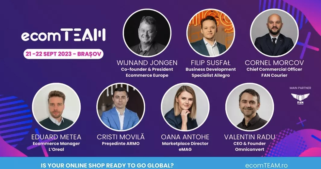 eCommerce: 6 motive pentru care nu trebuie să ratezi ecomTEAM 2023