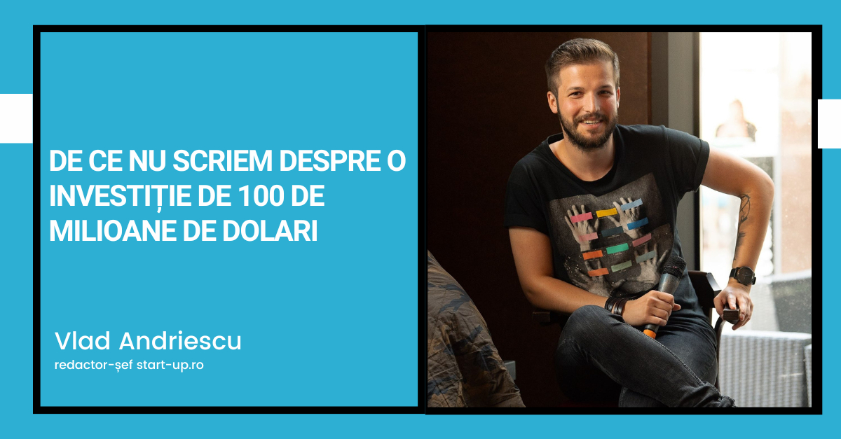 De ce nu vorbim de investiția de 100 de mil. $ într-o companie din România