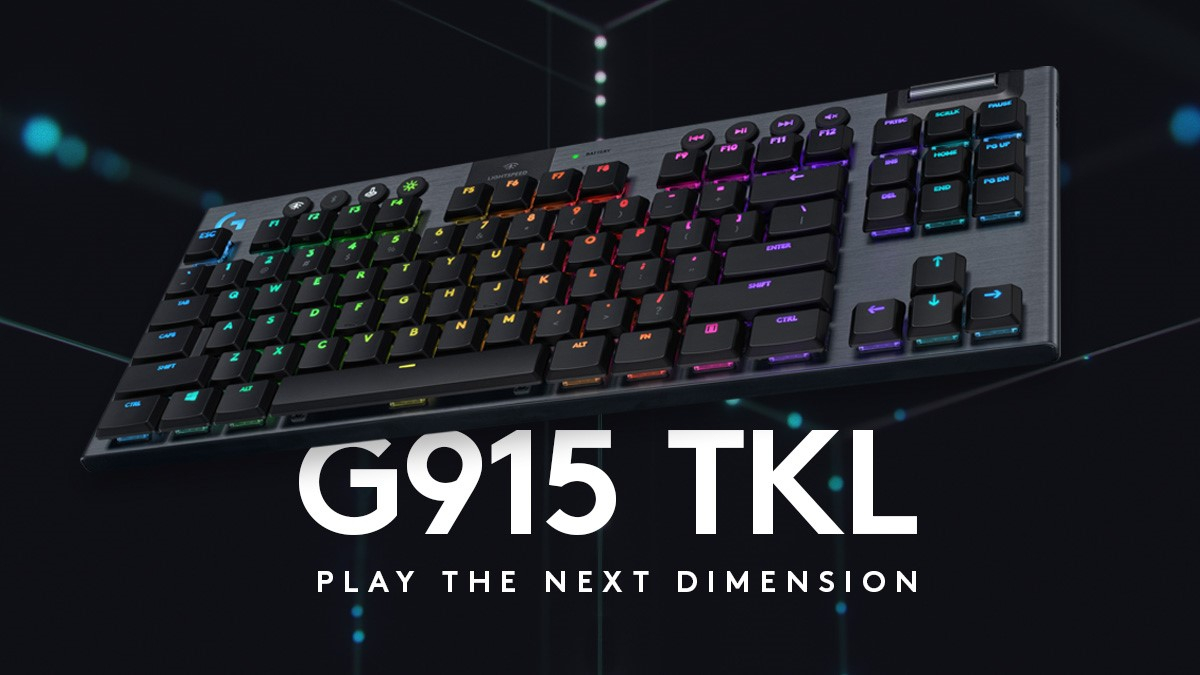 Logitech G lansează tastatura mecanică de gaming wireless G915 TKL