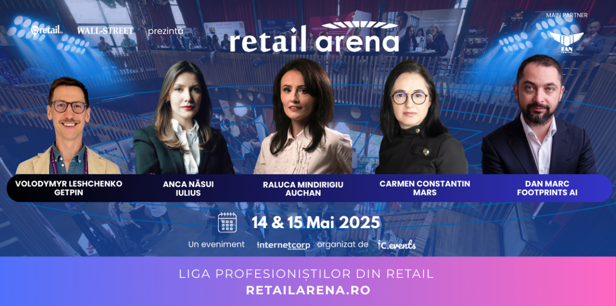 Vrei să te conectezi cu liderii din retail? 25% dintre participanții retailArena sunt top management. Ultimele zile de înscrieri