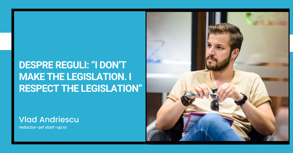 Despre reguli: “I don’t make the legislation. I respect the legislation”