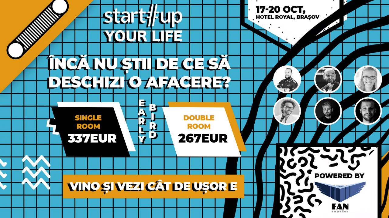 Startup Your Life: Primele locuri disponibile pentru ediția de toamnă