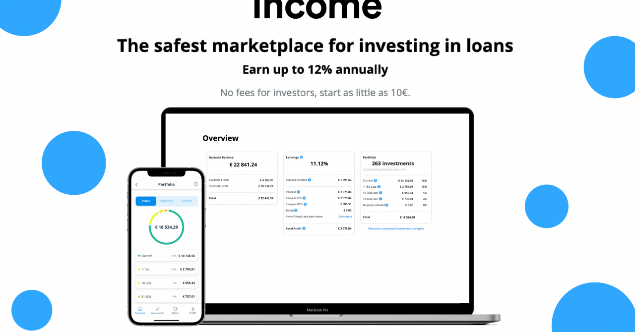 INCOME, platformă alternativă de investiții din Estonia, caută bani pe SeedBlink